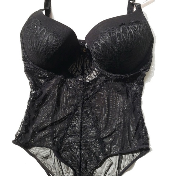 Curvy Couture Black Lace Bra with Underwire Support NWOT - Picture 10 of 10